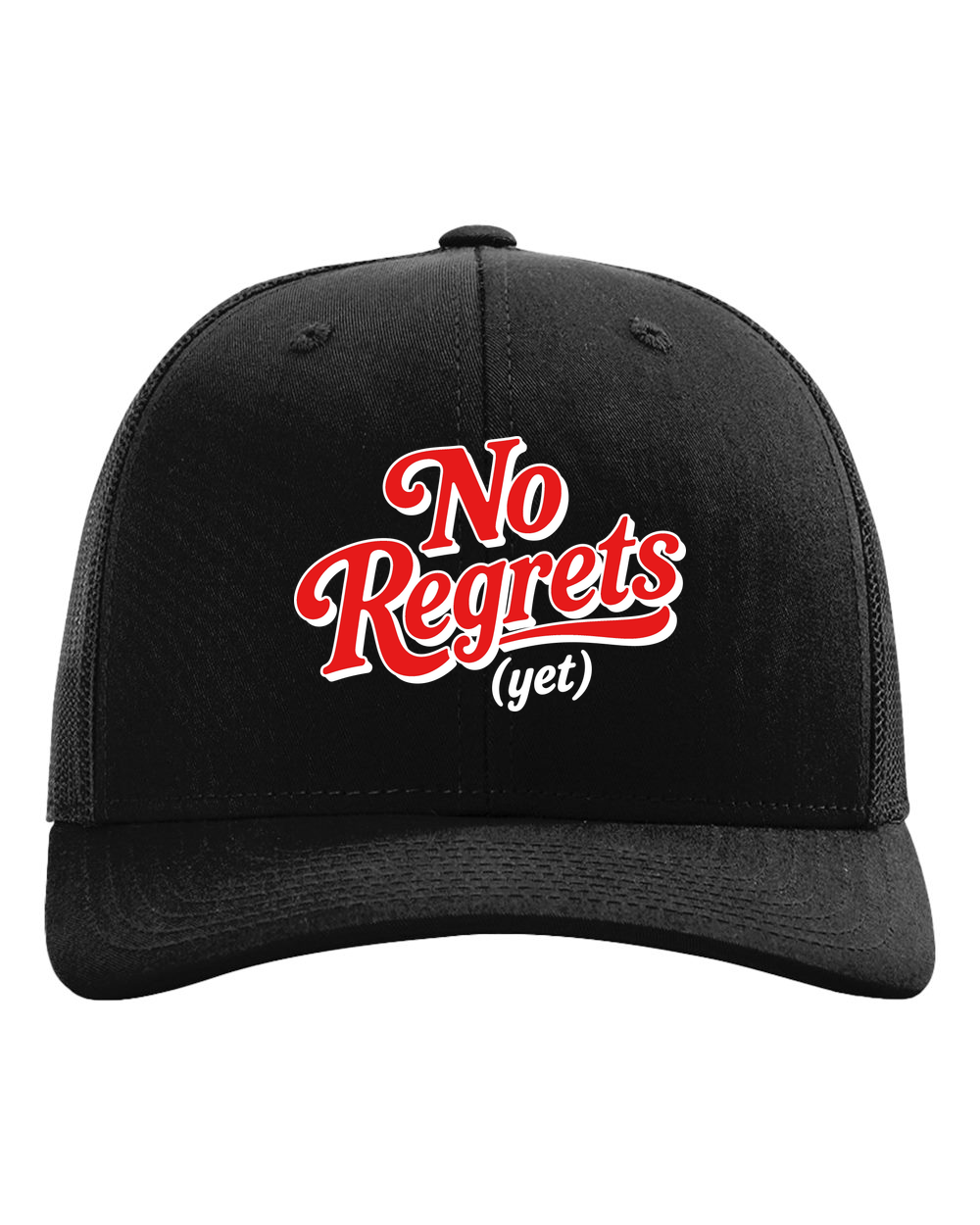 No Regrets (yet) 6-Panel Trucker Hat