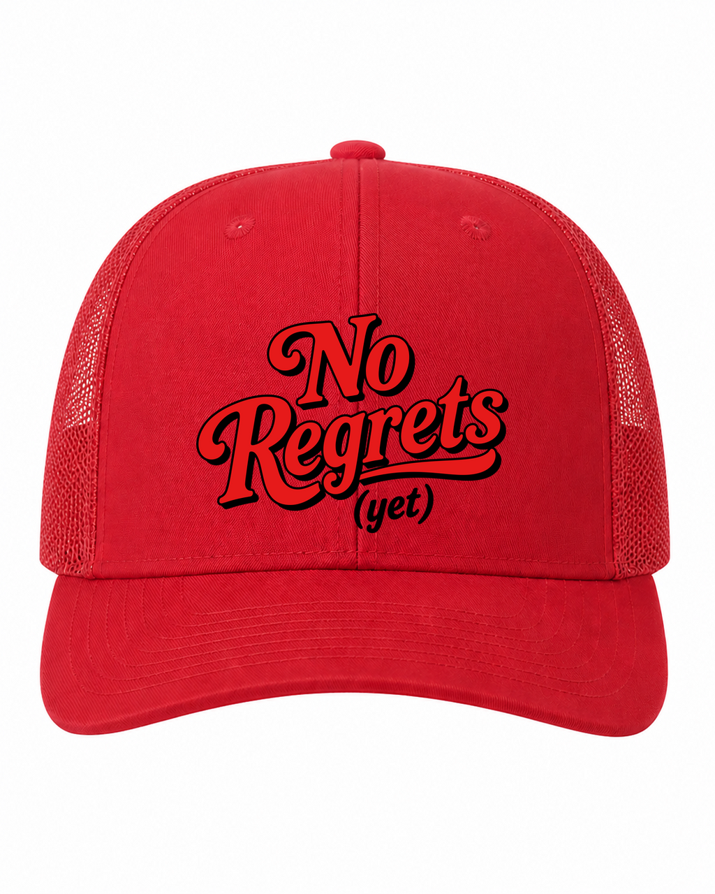 No Regrets (yet) 6-Panel Trucker Hat