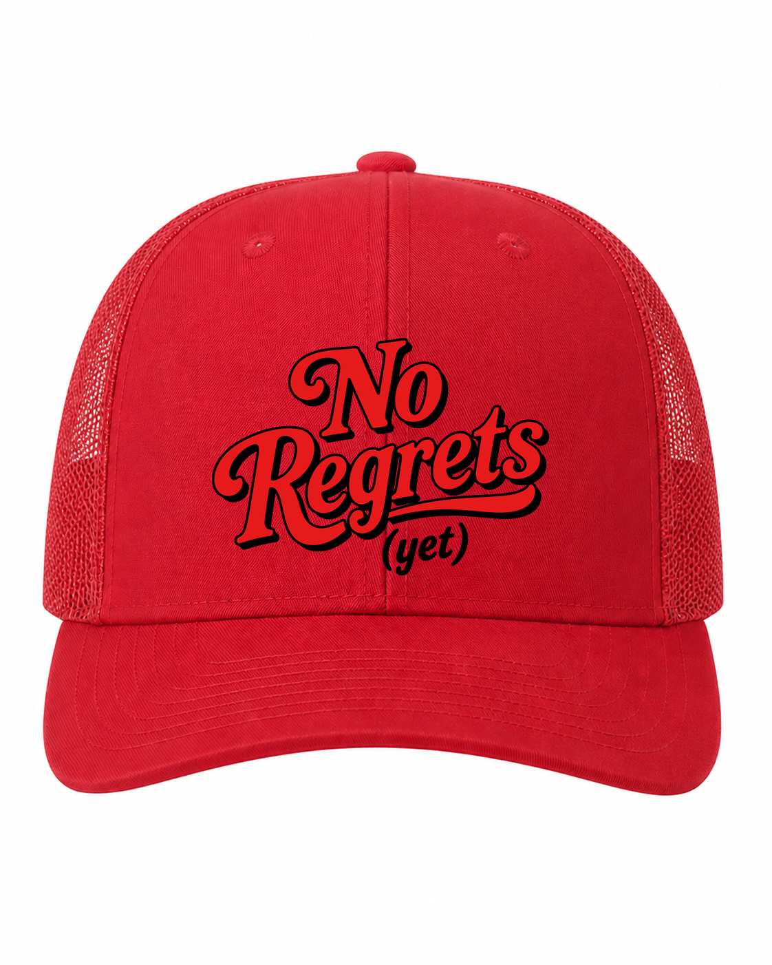 No Regrets (yet) 6-Panel Trucker Hat