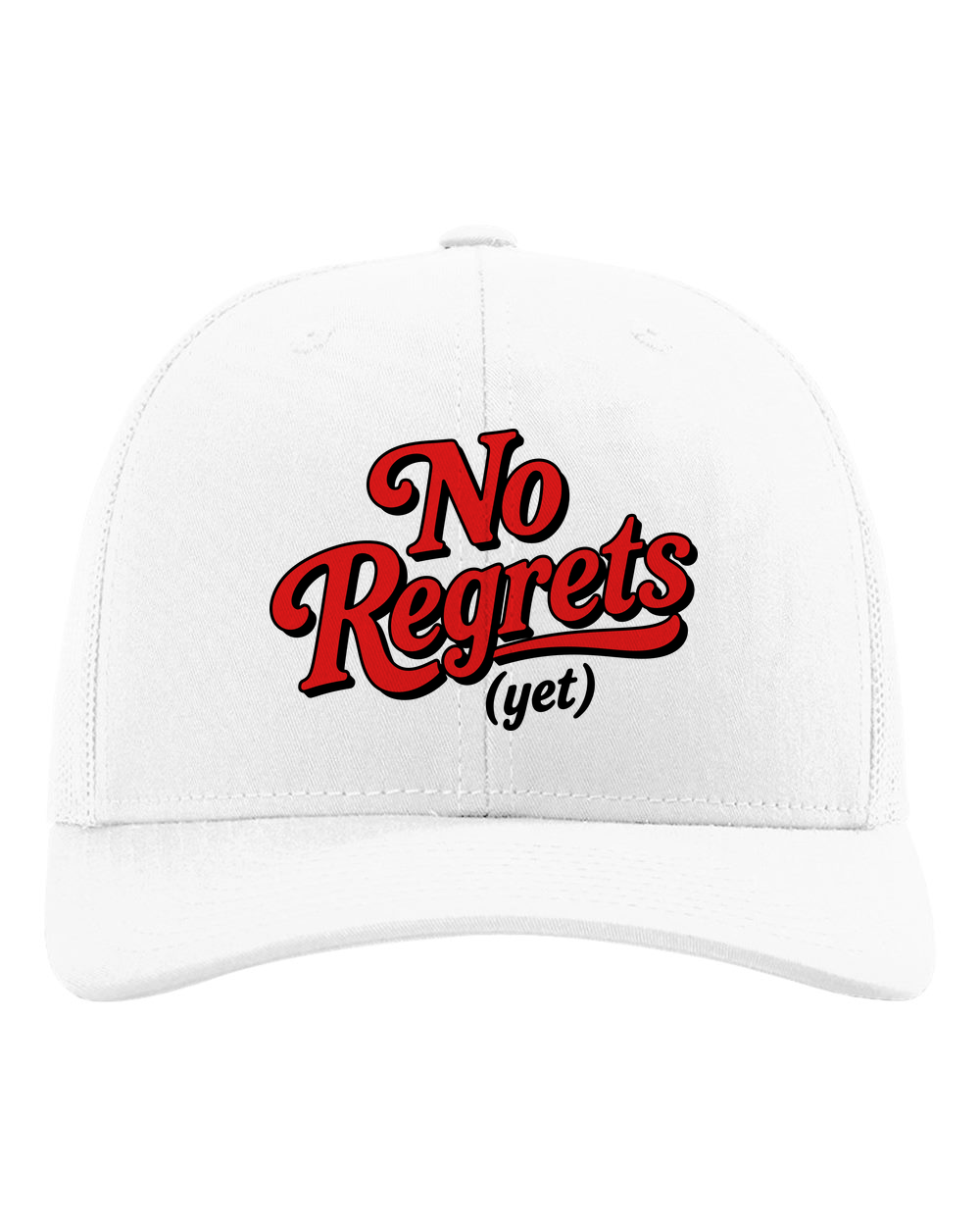 No Regrets (yet) 6-Panel Trucker Hat