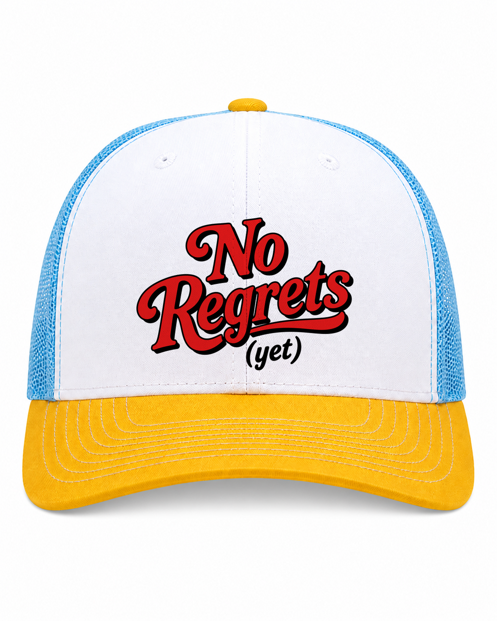 No Regrets (yet) 6-Panel Trucker Hat