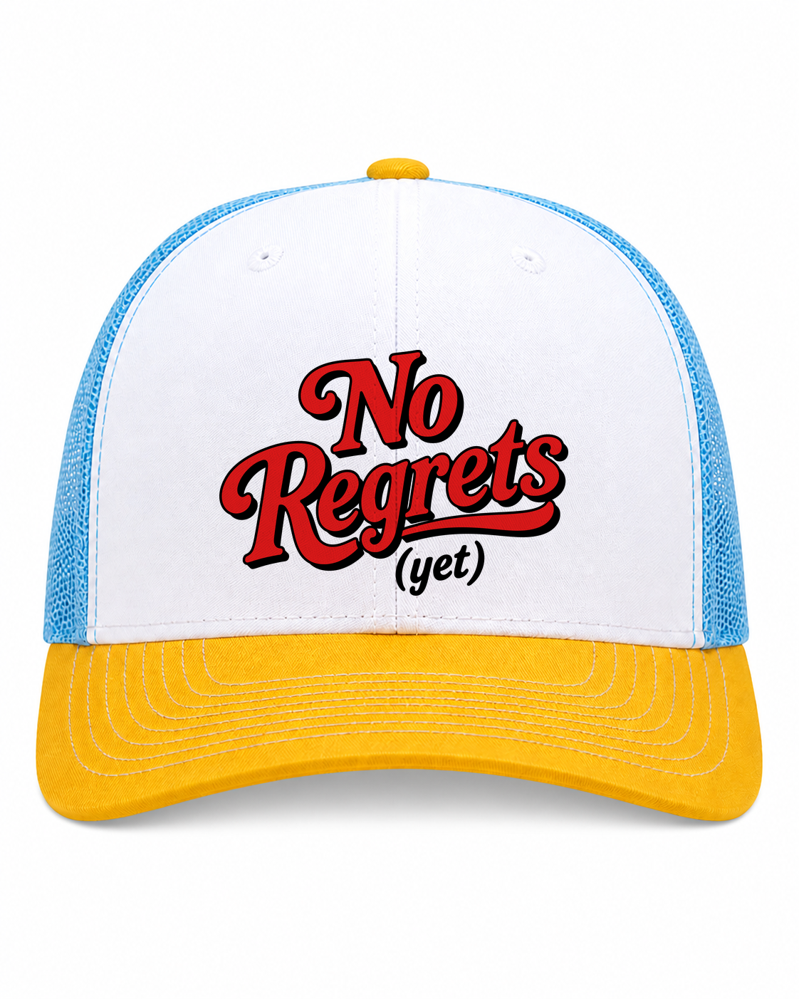No Regrets (yet) 6-Panel Trucker Hat