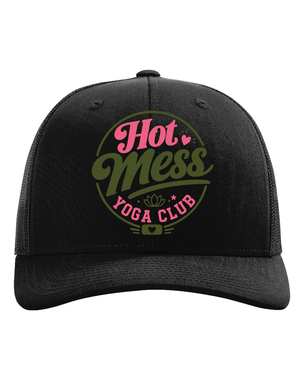Hot Mess Yoga Club Trucker Hat