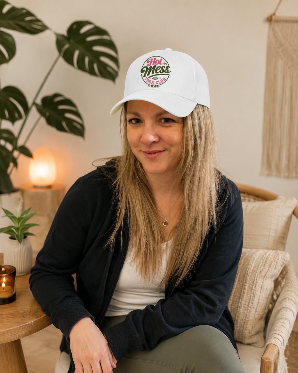 Hot Mess Yoga Club Trucker Hat
