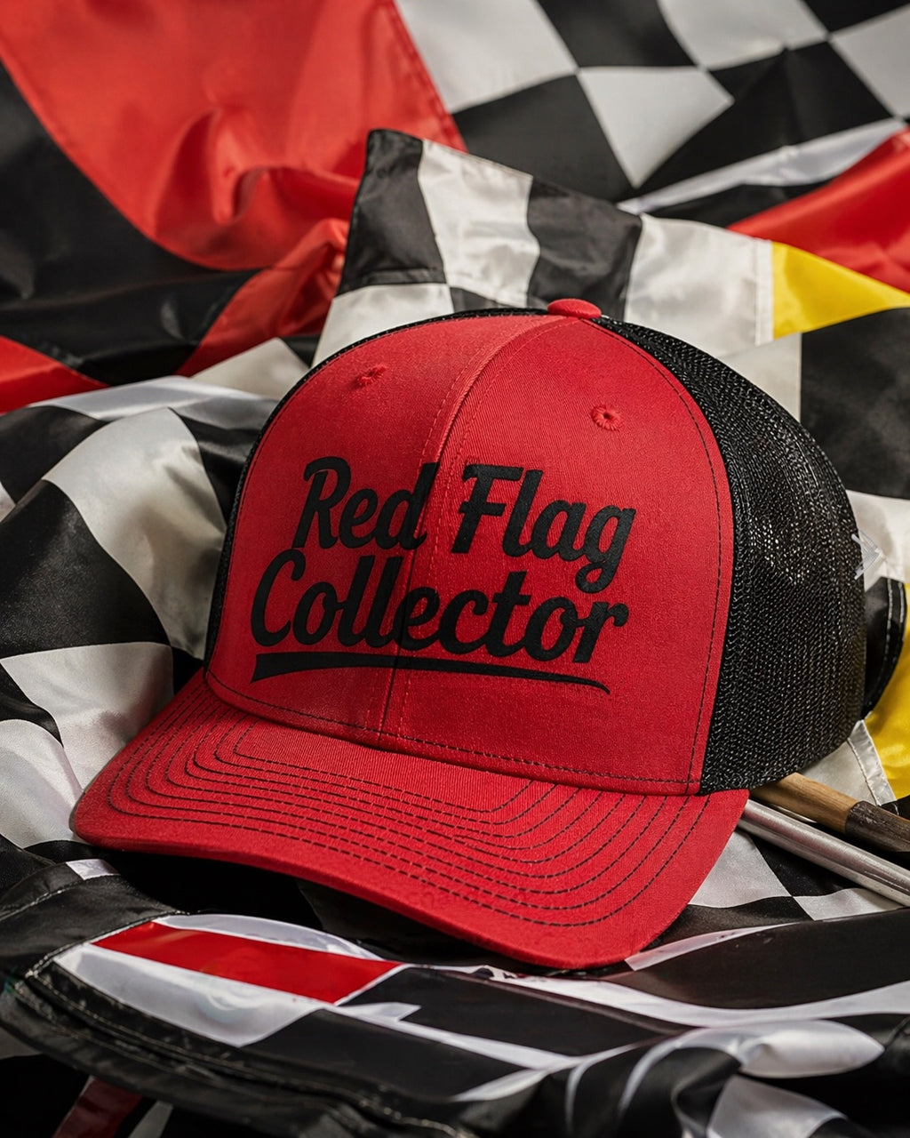 Red Flag Collector Trucker Hat